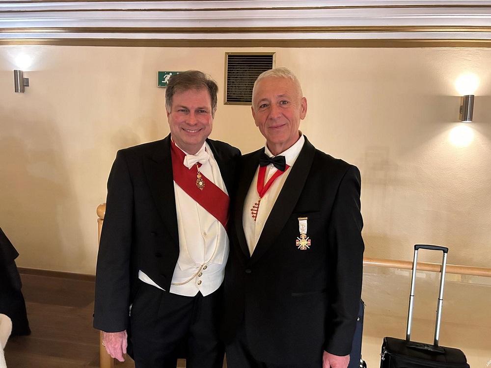 Alteța Regală Sándor Habsburg-Lothringen și Sabin Demea, reuniți la Viena la festivitățile dedicate moștenirii imperiale
