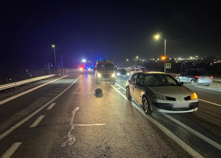 Accident mortal pe DN1E60 Turda-Cluj, la Mărtinești: Un pieton a murit!