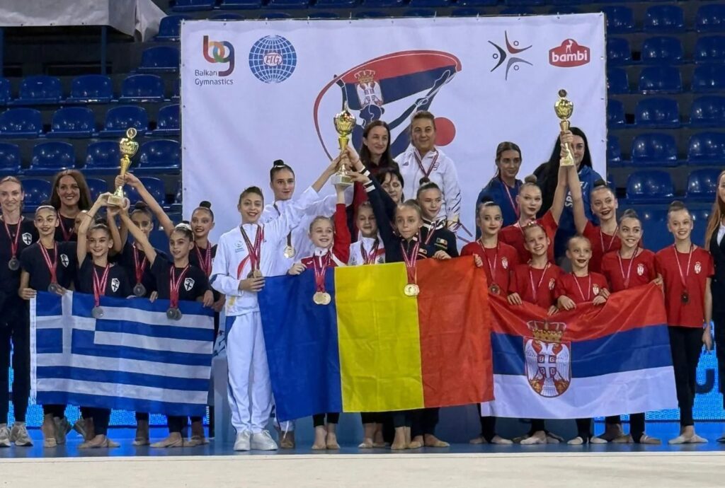 Gimnastele Clujului strălucesc din nou: 14 medalii pentru echipa de gimnastică ritmică a CSM Cluj! 8 sunt de aur!