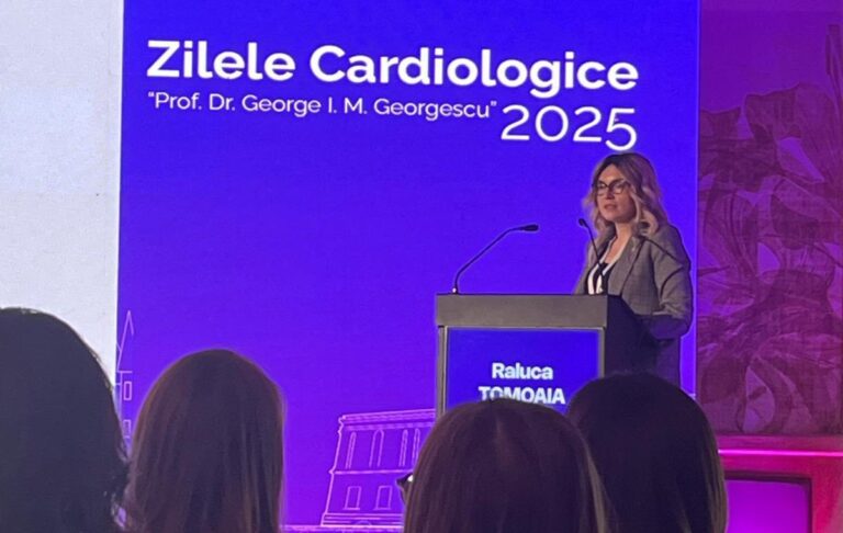 dr. Raluca Tomoaia a susținut trei prezentări de excepție la Iași în cadrul Zilele Cardiologice