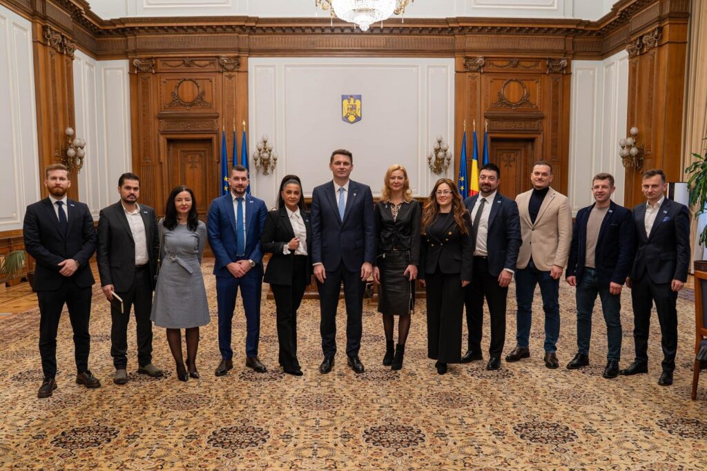 Delegația Patronatului Societăților din Construcții – Filiala Transilvania, primită oficial la Senatul României și la Camera Deputaților