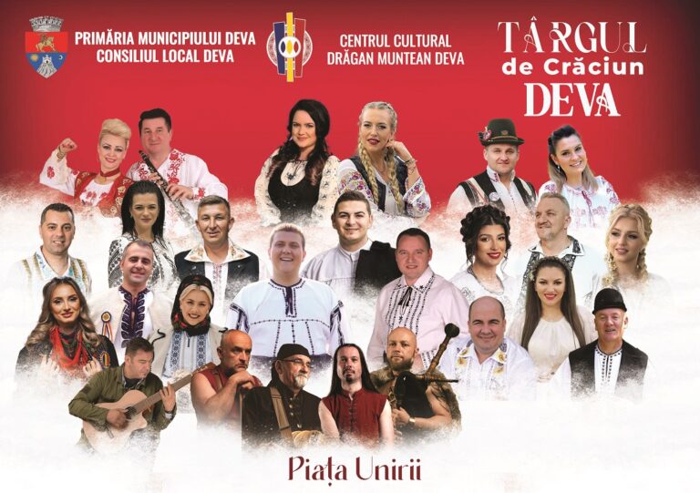 Magia colindelor și a tradițiilor continuă la Deva: Târgul de Crăciun 2025, al treilea weekend de sărbătoare în Piața Unirii