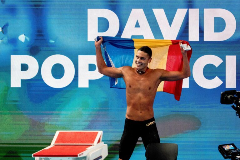 David Popovici: La mulţi ani, România! Mândru să te reprezint!