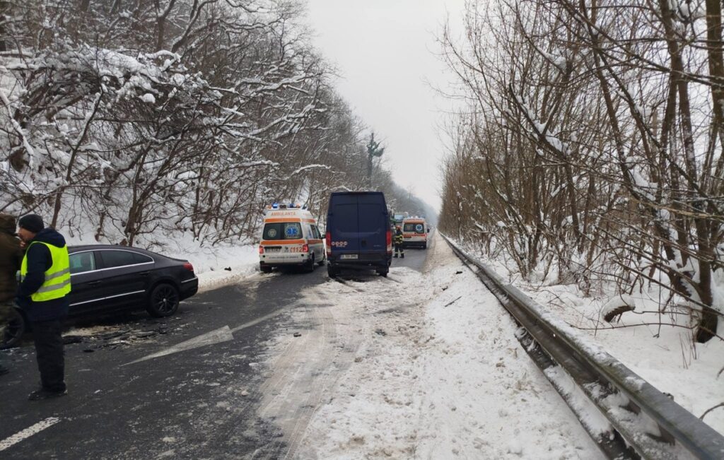 Accident rutier între Zam și Burjuc, pe DN 7