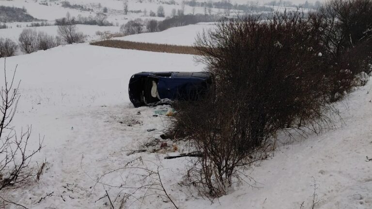 Accident rutier pe DN1 Cluj-Oradea la ieșirea din Izvoru Crișului spre Șaula