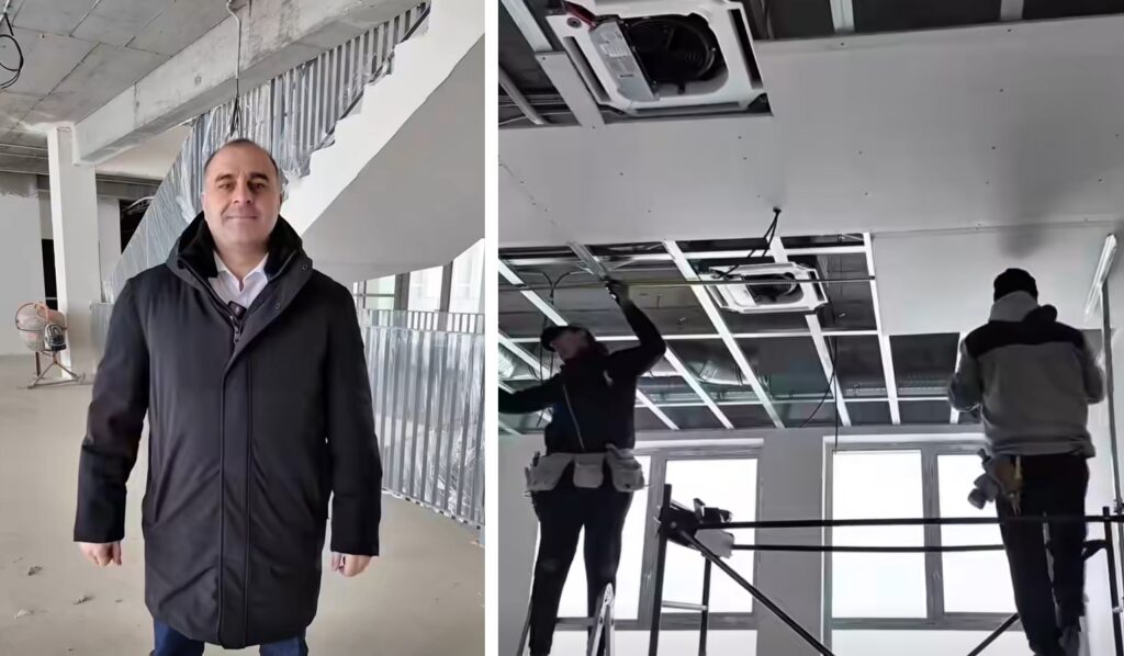 Lucrările la hub-ul educațional din Borhanci continuă pe timpul iernii. Tarcea: „Lucrările merg mai departe. Intervențiile sunt concentrate pe lucrările interioare!”