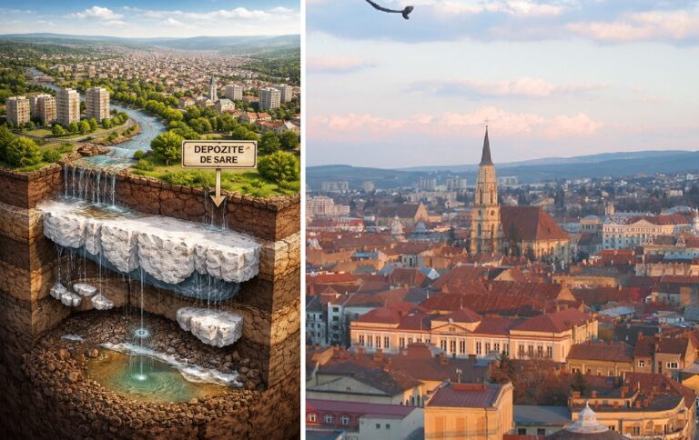 Cluj-Napoca, orașul construit pe mai multe depozite de sare: Riscuri geotehnice au fost cunoscute, dar adesea ignorate!