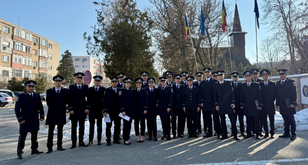 24 de tineri agenți de poliție s-au alăturat Inspectoratului de Poliție Județean Hunedoara