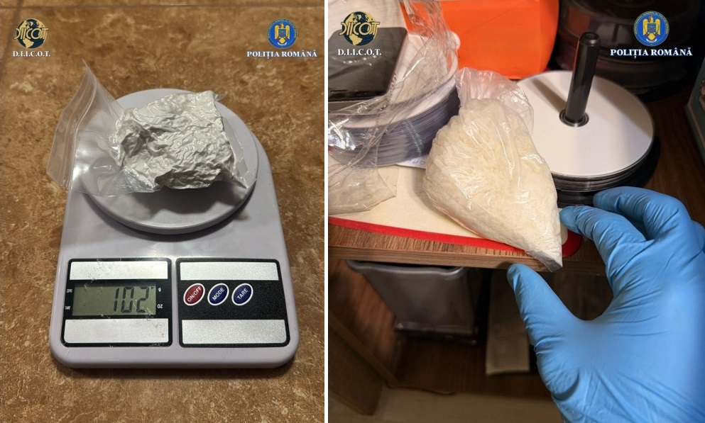 Patru persoane arestate după percheziții în județele Bihor și Timiș pentru trafic de droguri de mare risc: Substanțe aduse din Germania și vândute prin metoda „dead-drop”!