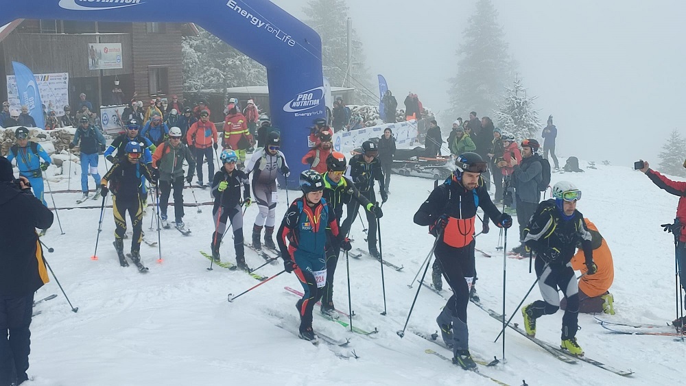 Circa 70 de participanți la cele două probe – schi alpinism și schi de tură
