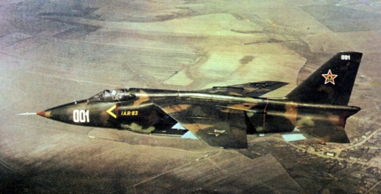 IAR-93, primul avion de luptă de concepție integrală românească – design original românesc de la prima schiță și tehnologie românească!
