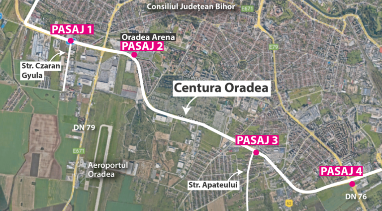 Constructori desemnați pentru 4 pasaje pietonale subterane pe Centura Oradea