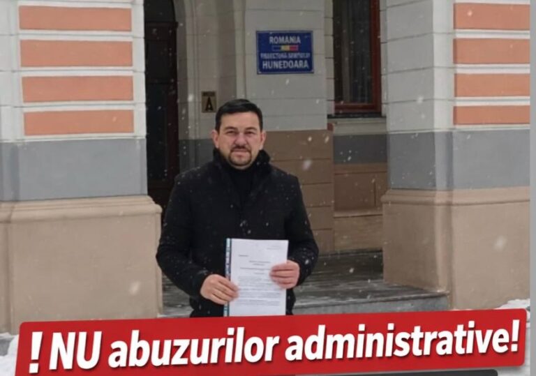 Tiberiu Barstan, după răspunsul Prefecturii Hunedoara, vizavi de creșterea taxele și impozitele locale: „Următorul pas este instanța!”