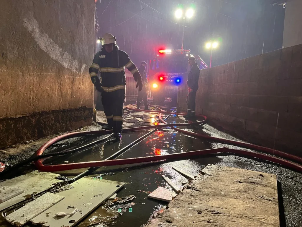 Focul care a lăsat zeci de oameni pe drumuri! Ancheta începe după tragedia din Turda