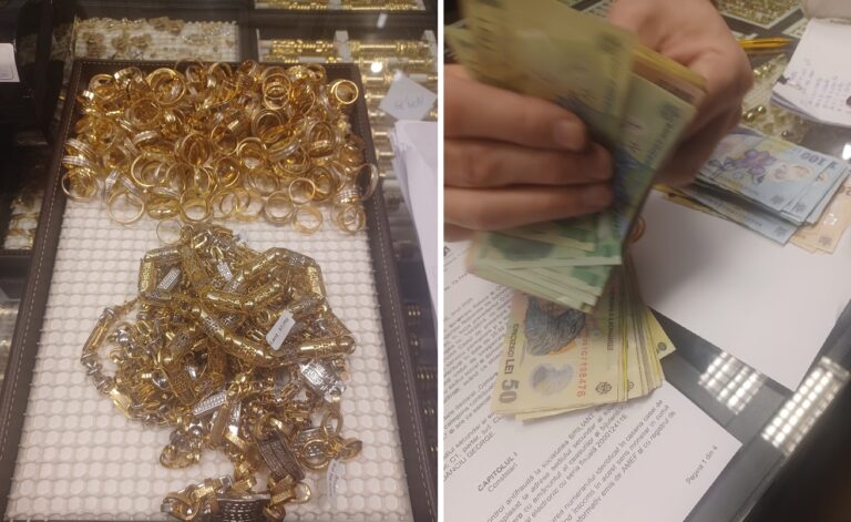 Captură de 6 kg de aur fără documente de proveniență: ANAF a predat Trezoreriei Statului întreaga cantitate de aur confiscat