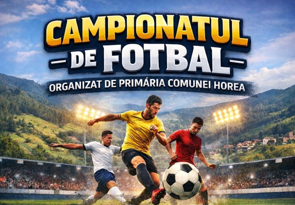 Campionat de fotbal organizat de primăria Horea, în perioada 13–15 aprilie