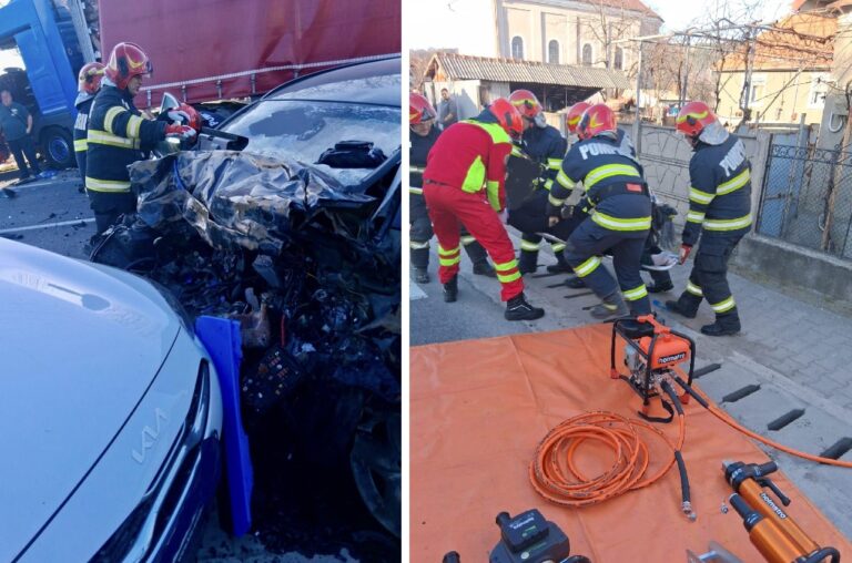 Accident grav pe DN1, la ieșirea din Aușeu: o persoană și-a pierdut viața, trafic blocat pe ambele sensuri