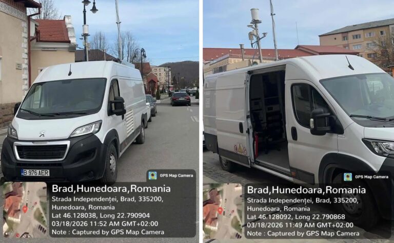 Monitorizare a calității aerului în Brad: laborator mobil amplasat în oraș timp de mai multe zile