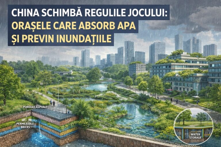 „Orașele-burete” ale Chinei: soluția inovatoare care schimbă urbanismul modern