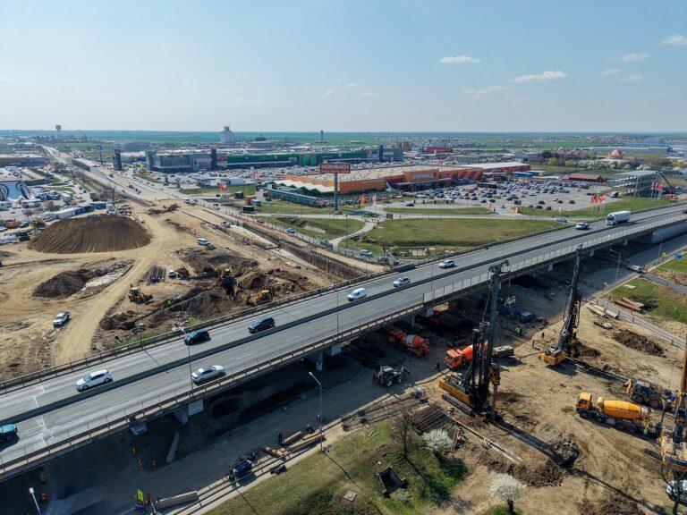 Lucrările la pasajele de pe Calea Aradului avansează: aproape un kilometru de infrastructură nouă la Oradea