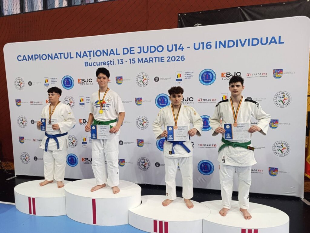 Aur și bronz pentru judo-ul din Huedin la Campionatul Național U16