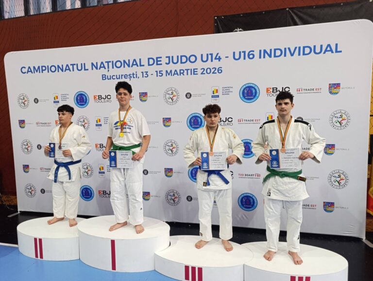 Aur și bronz pentru judo-ul din Huedin la Campionatul Național U16