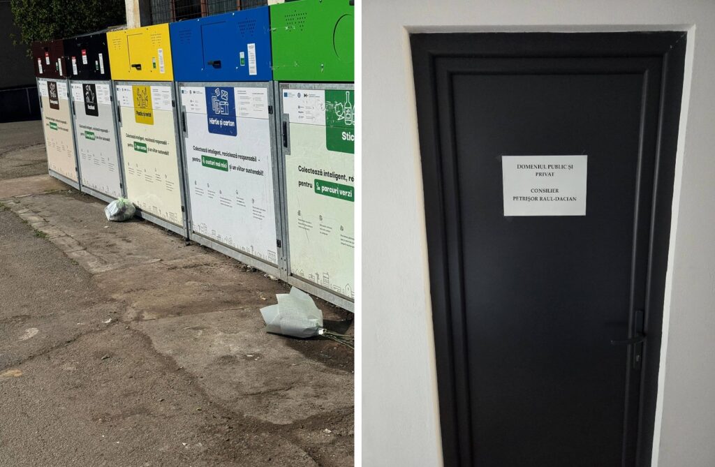 Atenție, camerele te văd! Amenzi pentru gunoi aruncat greșit la Ineu