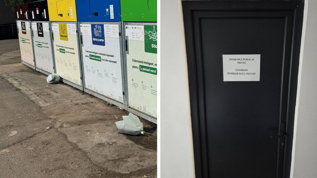 Atenție, camerele te văd! Amenzi pentru gunoi aruncat greșit la Ineu