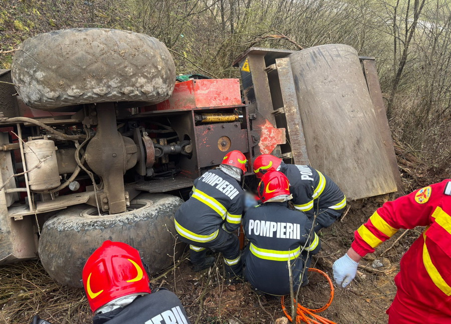Tragedie pe șantier! Muncitor ucis de un utilaj scăpat de sub control pe șantierul baragului de la Leșu