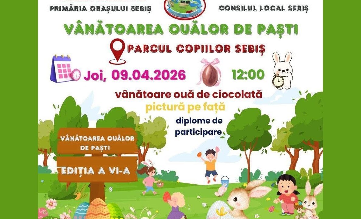 Sebișul devine tărâm de poveste! Eveniment special de Paște