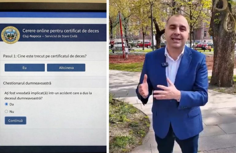 Dan Tarcea reacționează după imaginea virală falsă din online: „Nu, nu trebuie să fii mort ca să depui o cerere online la Cluj-Napoca”