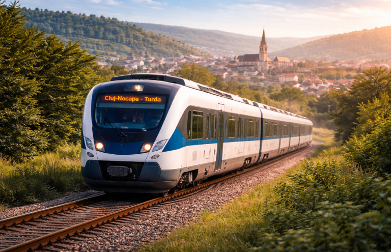 Tren interurban între Cluj-Napoca și Turda? Ar înflori zona Cluj – Turda – Câmpia Turzii, într-un pol economic al Transilvaniei