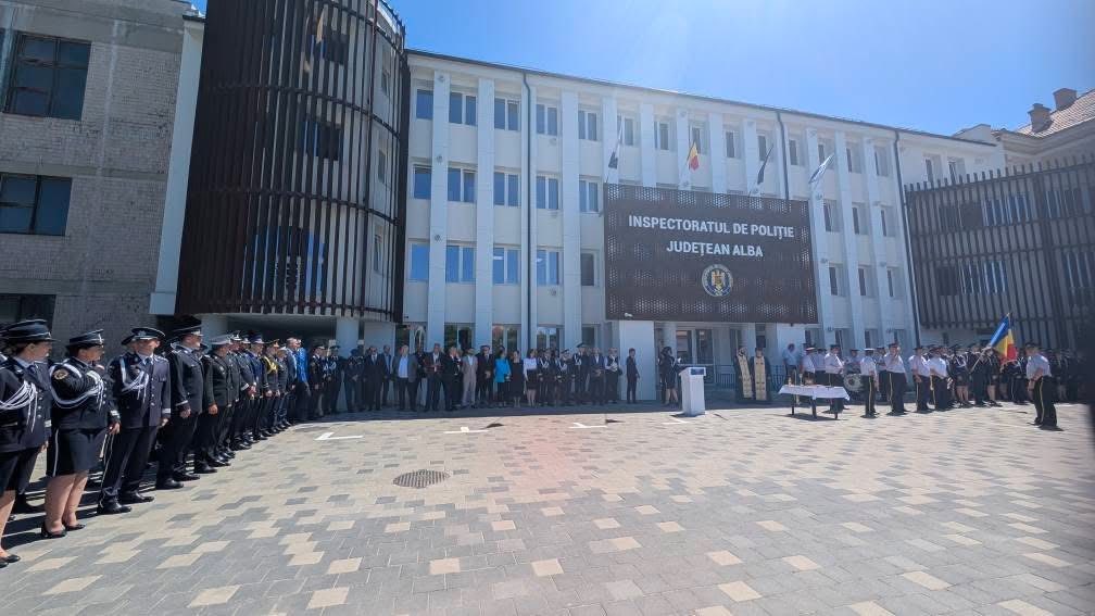 Sediul modernizat al IPJ Alba a fost inaugurat la Alba Iulia. Investiția a fost realizată prin PNRR