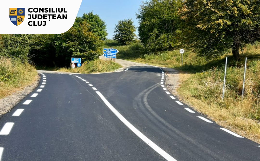 Consiliul Județean Cluj a încheiat contracte  pentru întreținerea a 61,4 km de drumuri județene