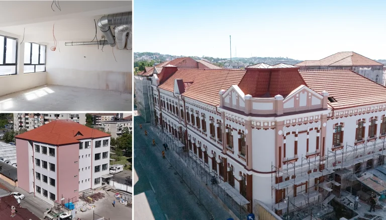 Lucrările avansează rapid la Liceul de Arte de pe strada Menumorut! Cum arată acum clădirea?