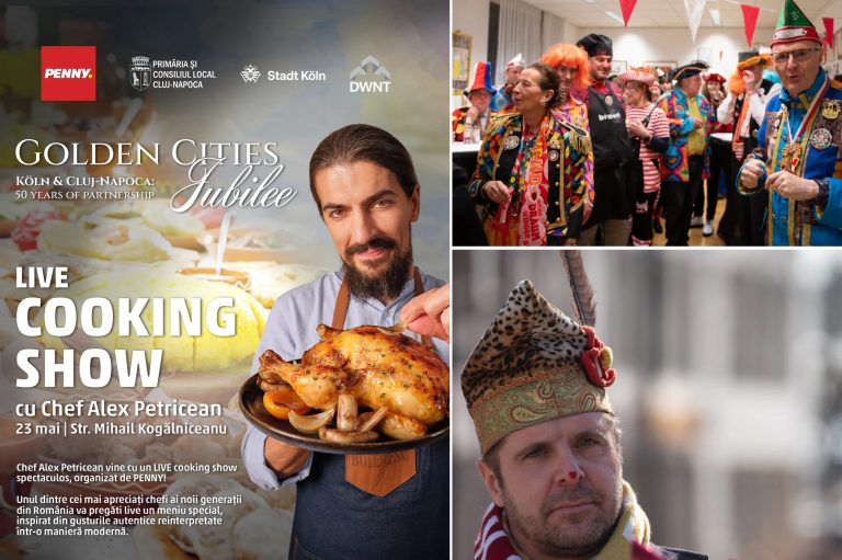 50 de ani de parteneriat între Cluj și Köln: ateliere, momente artistice, LIVE cooking show și dansuri tradiționale, în cadrul Zilelor Clujului 