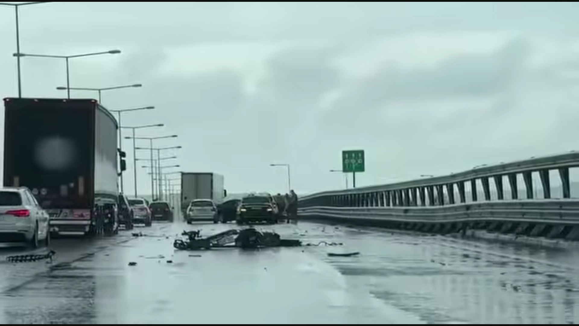 Accident pe Autostrada A1 Sebeș – Sibiu. Trafic îngreunat în zona Sibiu