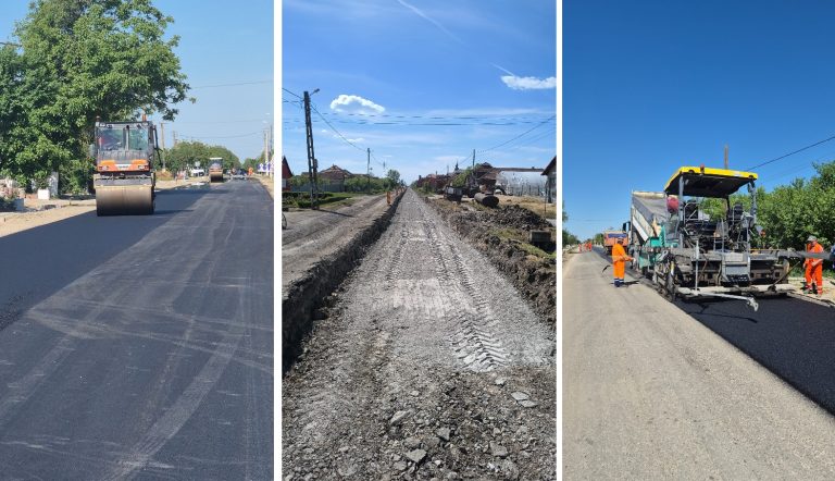 Începe marea asfaltare în nordul Aradului. Cionca: „Consiliul Județean Arad schimbă radical în bine aspectul localităților din nordul județului!”