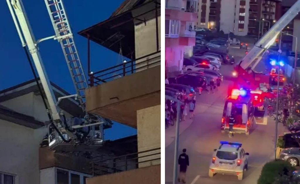 Scene dramatice într-un bloc din Florești! O femeie a amenințat că se aruncă de la etajul 4