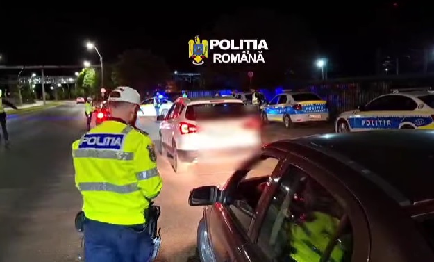 Razie de amploare în județul Hunedoara: Zeci de șoferi verificați de polițiști în timpul nopții!