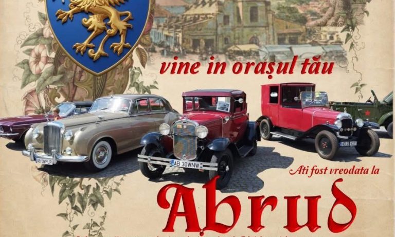 Retromobil ajunge la Abrud. Mașinile de epocă vor putea fi admirate pe 6 iunie!