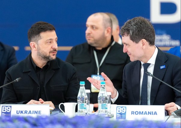 Liderii NATO și Volodimir Zelenski, reuniți la București pentru Summitul B9