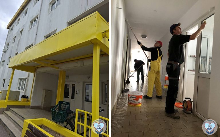 Lucrări de întreținere și reparații la blocurile sociale din cartierul Grigorescu din Deva