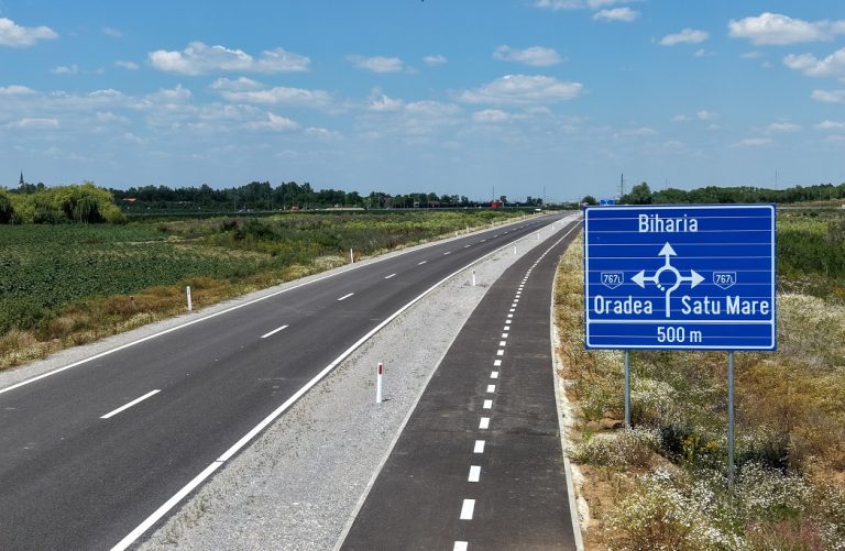 Bihor: Noul drum dintre Paleu și centura Biharia va fi deschis circulației din 27 iunie
