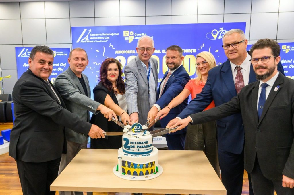 Lider regional incontestabil: Aeroportul Internațional Cluj atinge pentru a 8-a oară borna de 2 milioane de pasageri