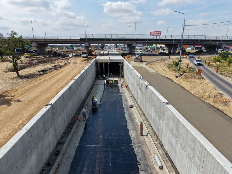Fonduri europene pentru pasajul subteran din zona Jumbo, Oradea. Lucrările au ajuns la 70%!