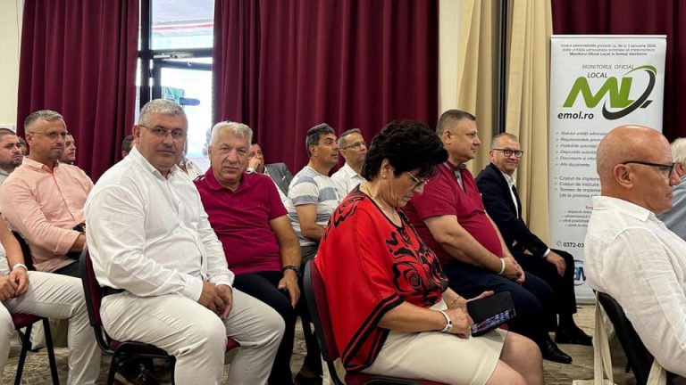 Traian Gligor a reprezentat comuna Bistra la reuniunea Asociației Comunelor din România