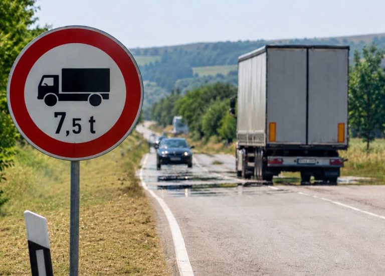 Restricții pentru camioanele de peste 7,5 tone pe drumurile județene din Bihor: Măsura intră în vigoare pe fondul caniculei extreme!