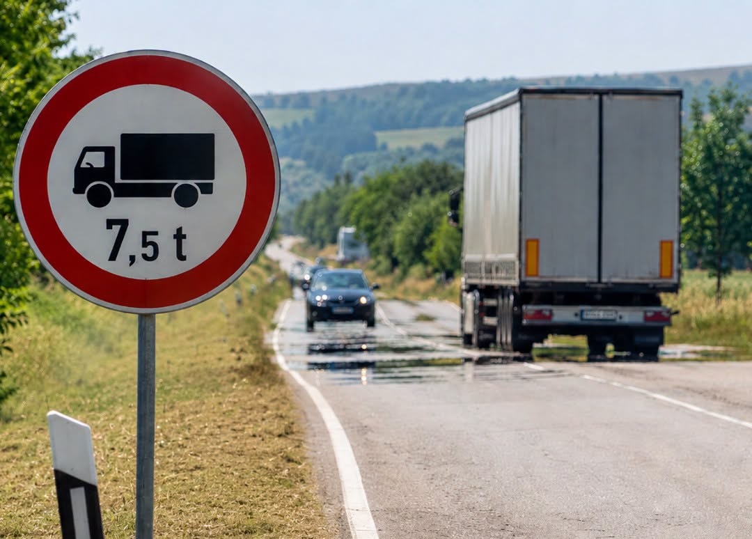 Restricții pentru camioanele de peste 7,5 tone pe drumurile județene din Bihor: Măsura intră în vigoare pe fondul caniculei extreme!