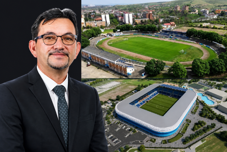 Tiberiu Barstan cere explicații privind noul stadion din Hunedoara: „Hunedorenii merită adevărul, nu termene mutate de la un an la altul”